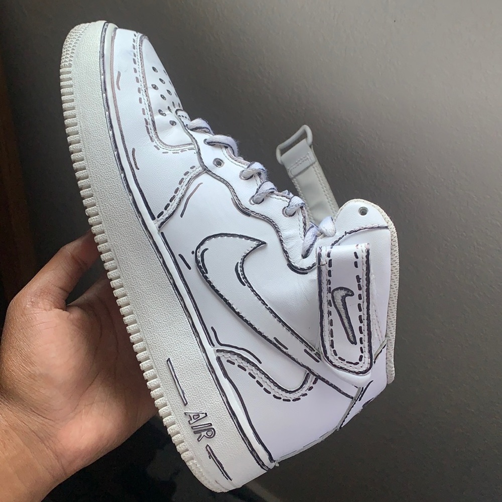 Nike Air Force 1 Custom Cartoon